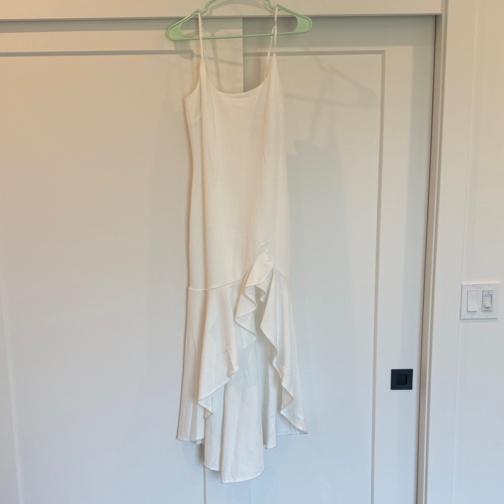 Selfie Leslie White High Low Dress
